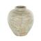 Brown Ceramic Antique Style Textured Patina Vase